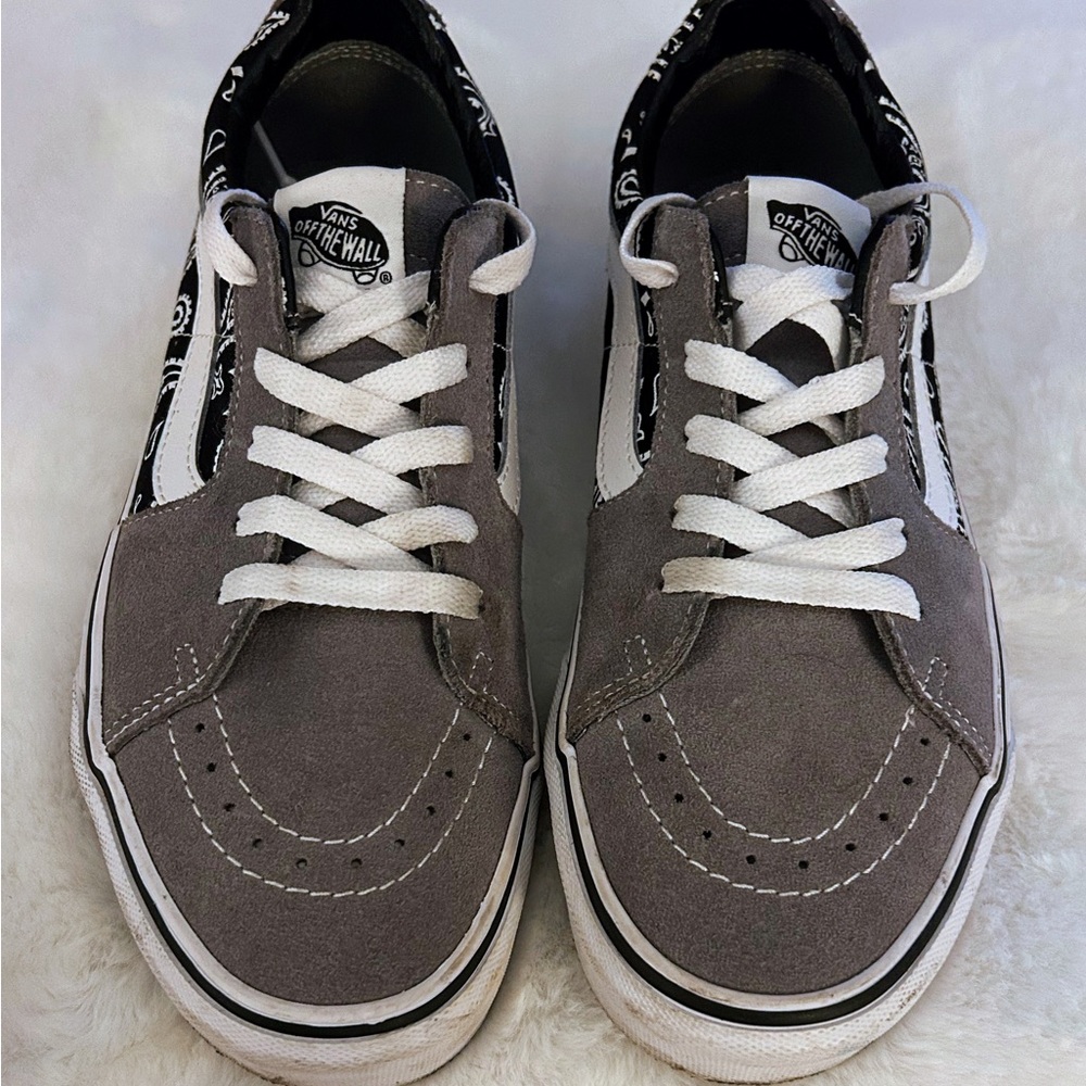 Vans Gray and White Men's Sneakers